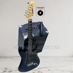 Fender Electric Guitar ,Speaker +Wireless Mic