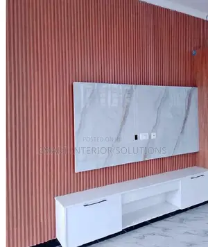 WPC Fluted Tv Area Wall Panels