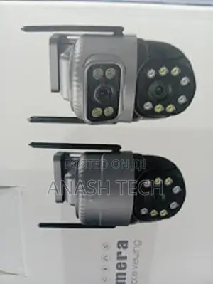 New Electric 4g Dual Lens Black CCTV Camera
