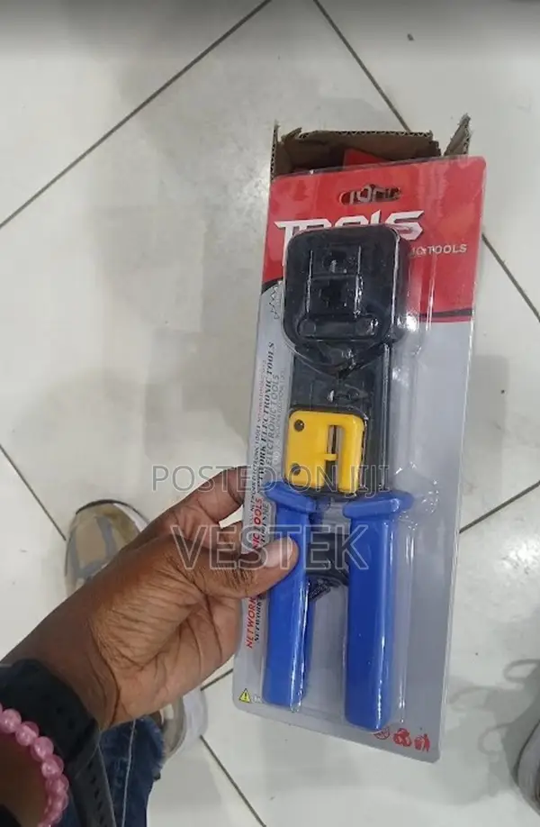 Pass Through Rj45 Crimper Hand Network Tools Pliers