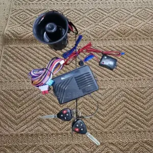 Reliable Universal Car Alarm System With Flip Keys and Siren