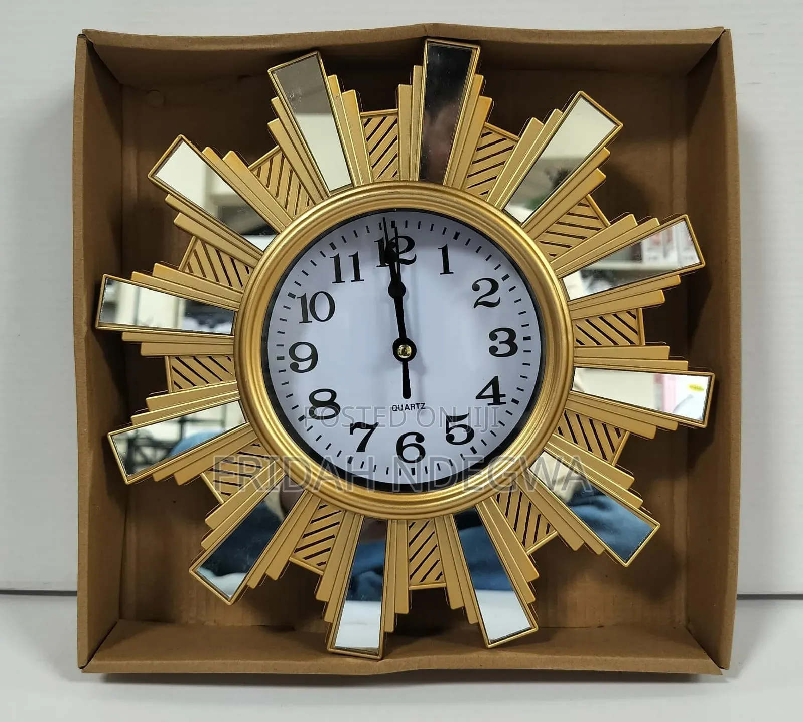 *Wall Clock Decor Size 25cm