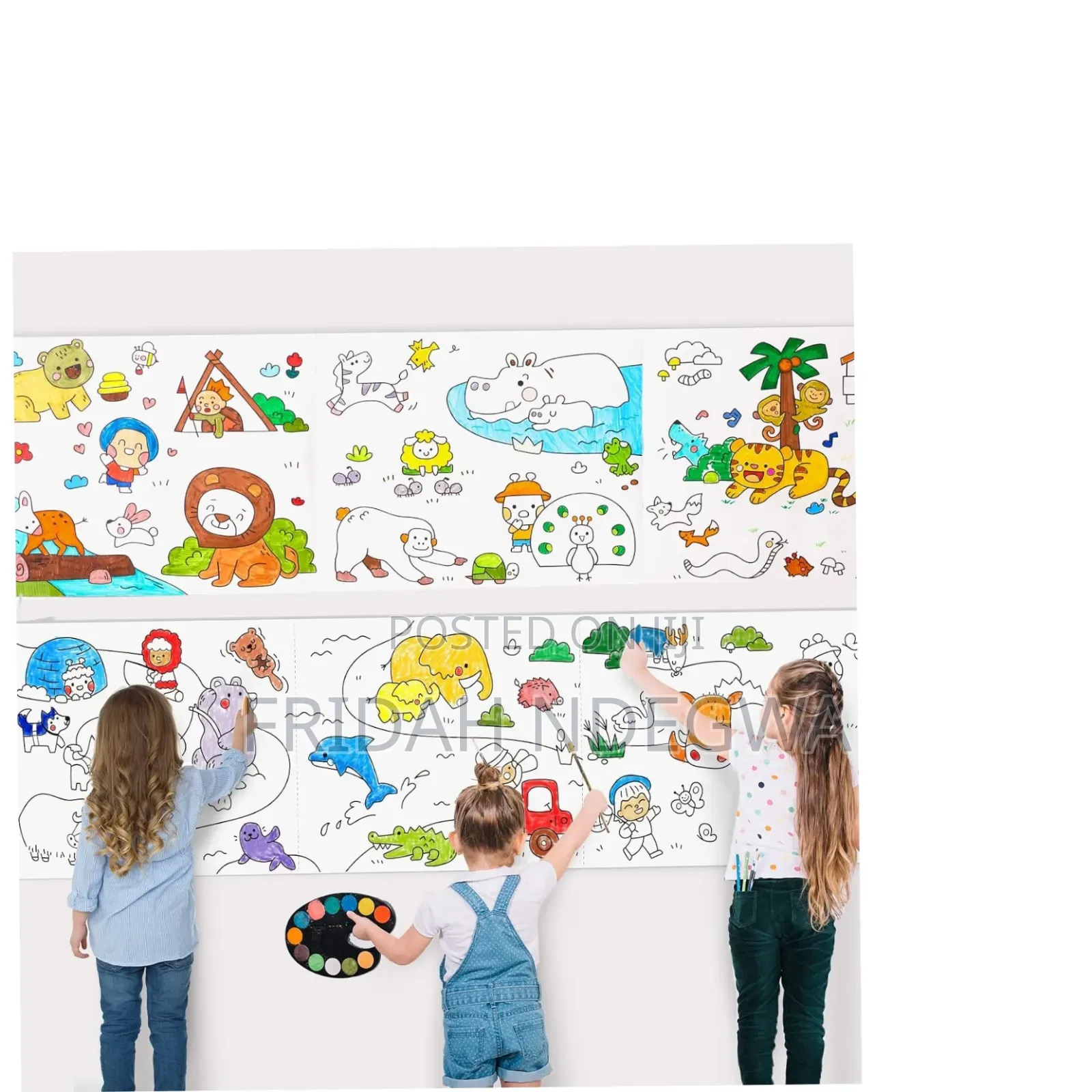*Children's Drawing Roll Coloring Paper Roll for Kids