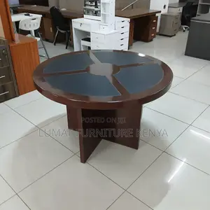Compact Round Discussion Table