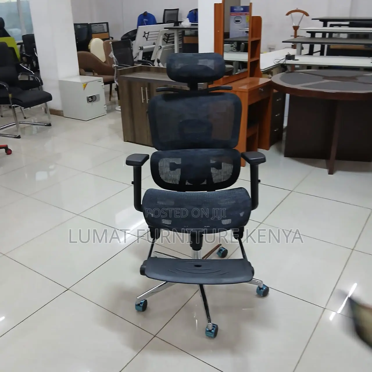 Ergoflex Chair With Foot Extension