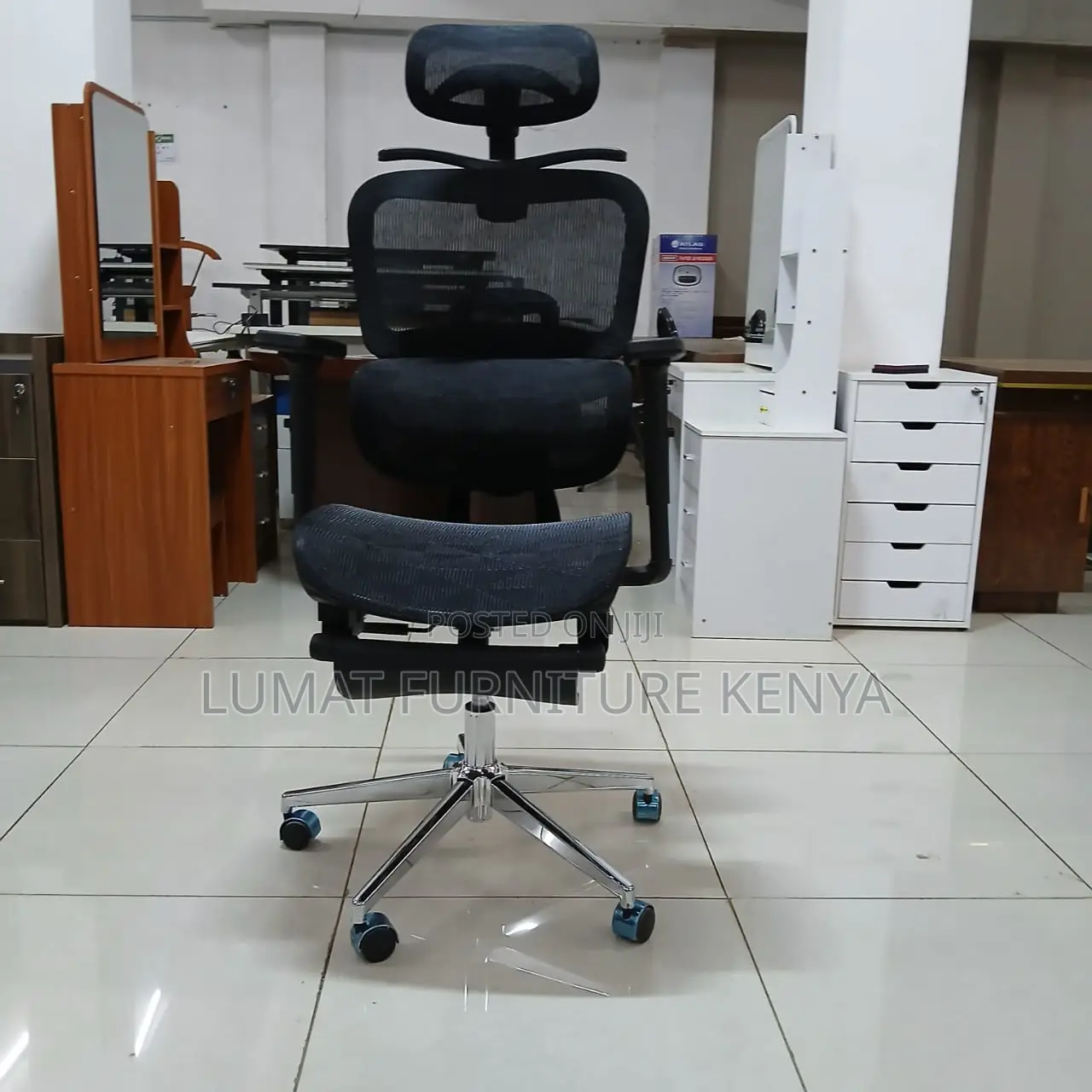Ergoflex Chair With Foot Extension
