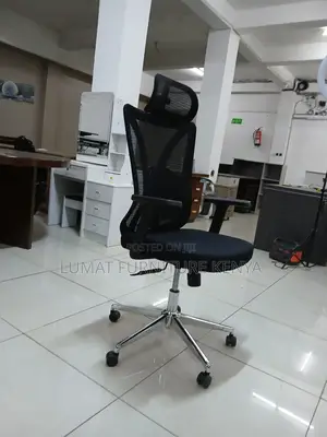 Posture-Friendly Black Office Chair