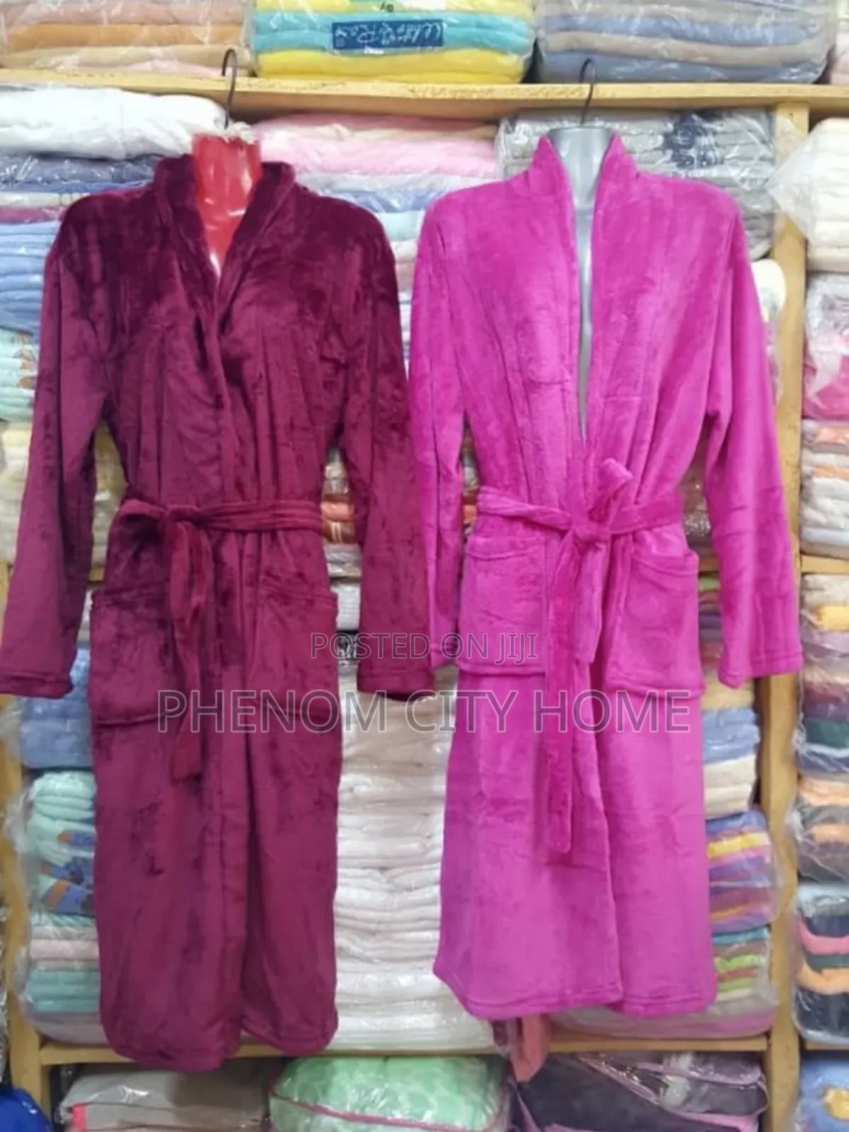 Soft Plush Bathrobes Available