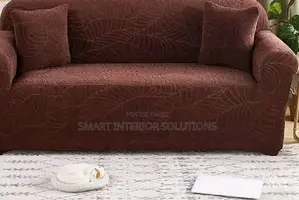 Plain Fabric Sofa Cover