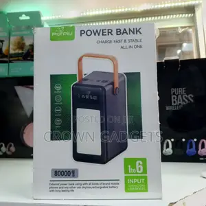 80000mah Porpiu Power Bank – Multi Usb Ports Display
