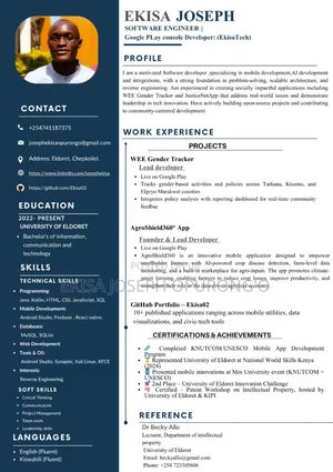 Ekisa Joseph [Software Engineer]
