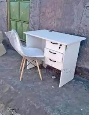 Office Desk Study Chair - All White