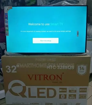 Vitron 32 Qled Smart Tv New 2025