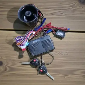Certified Car Alarm System With Dual Flip Keys and Loud Siren