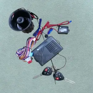 Reliable Car Anti-Theft Alarm Security Kit With Two Flip Key Remotes