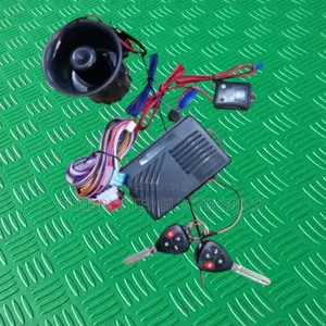 Car Burglar Protection Alarm System With Dual Flip Key Remotes