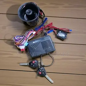 Premium Quality Car Alarm Protection Securitykit With Remote Flip Keys