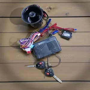 High-Tech Car Alarm Security System Kit With Dual Flip Keys and Alarm