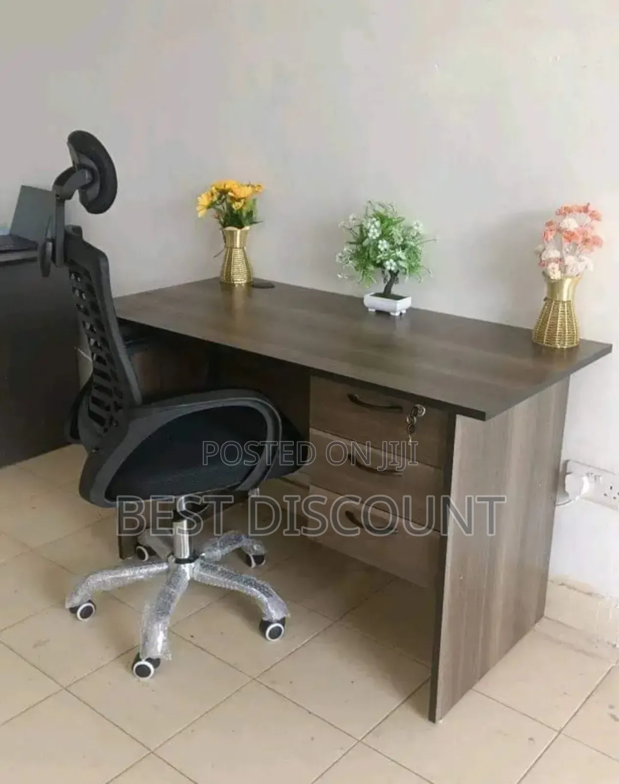 American Walnut Study Table and Chair