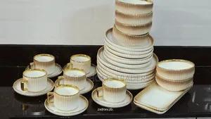 Elegant European Porcelain Dinner Set