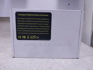Analogue Stereo Rca Audio to Digital Audio Converter - Powered.