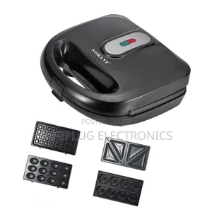 Sandwich Maker-Sokany 4-in-1 - Grill, Toast, Panini Waffle