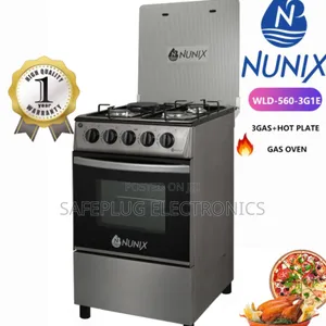 Nunix 3+1 Standing Cooker + Gas Oven - 50x55cm