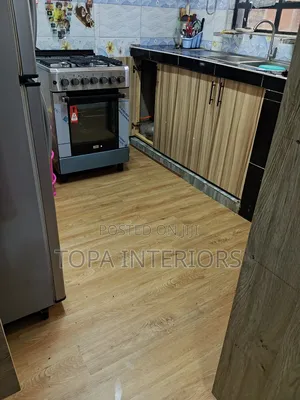 Waterproof Wooden Look Mkeka Wa Ubao LVT Flooring for Kitchen Floors
