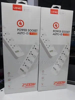 Ldnio Sc4408 Power Socket With 4 Socket Outlets and 4 Usb Chargingport