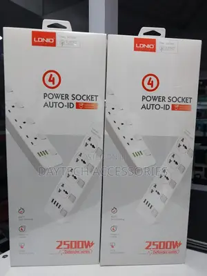 Ldnio Sc4408 Power Socket With 4 Socket Outlets and 4 Usb Chargingport