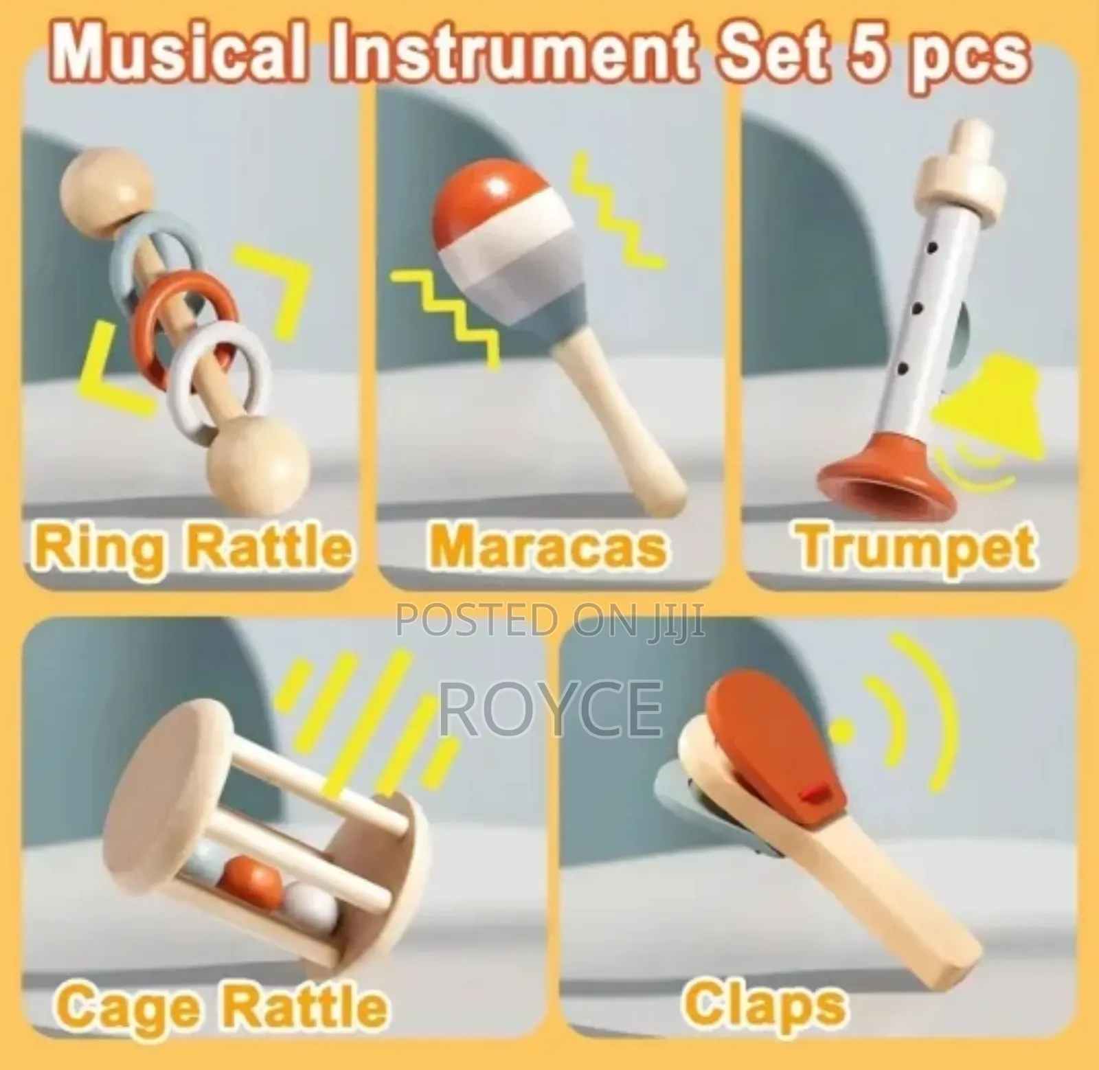 Wooden Musical Baby Instruments