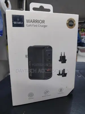 Wiwu Warriors 100w Qc+Pd Gan Fast Charger for Mobile Phone and Laptop