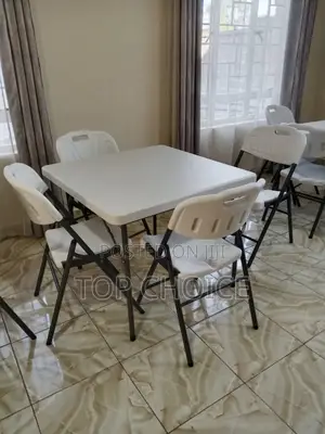 Modern Foldable Dining Set 4 Seater