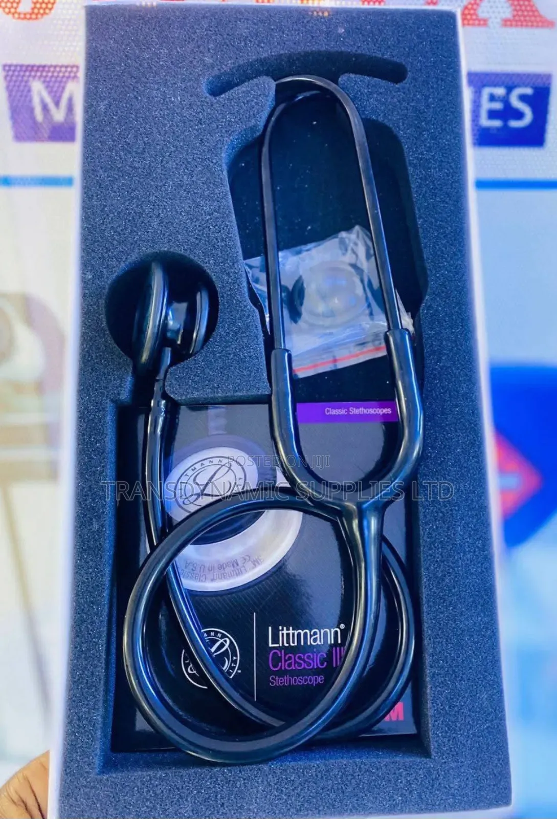 Black Stethoscope Litman 3