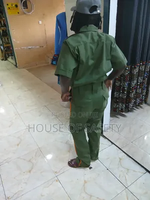 Orange Piped Security Uniform
