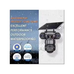 Home Security Outdoor Cameratriple Lens 4g Solar PTZ Camera