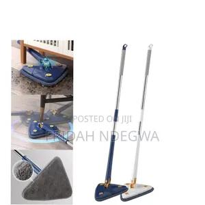 *Triangle Mop 360 Rotatable Extendable Adjustable Cleaning Mop