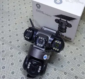 Light Triple-Lens 4g Solar CCTV Surveillance Solar Light Camera