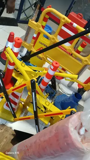 Assorted Reflective Traffic Cones/ Barriers
