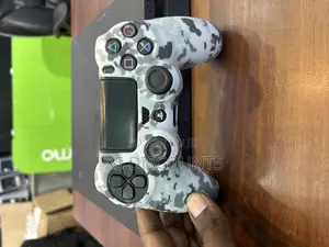 Ps4 Controller White Camouflage Silicone Cover