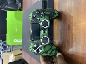 Ps4 Controller Green Camouflage Silicone Cover