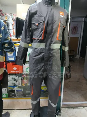 Elastic Back Cargo Multiple Pockets Overall