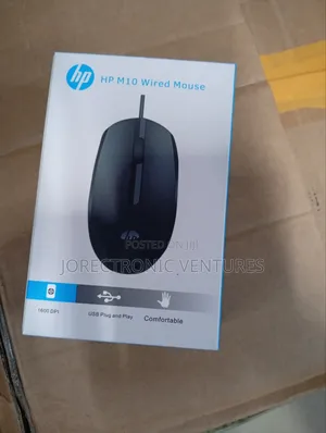 Hp M10 Wired Mouse Black