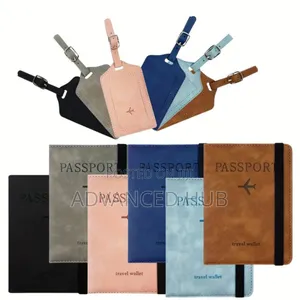 Passport Holder/Cover With Rfid Blocker Plus Suitcase Tag