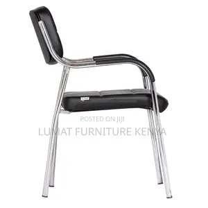 Modern Black Catalina Visitors Chair