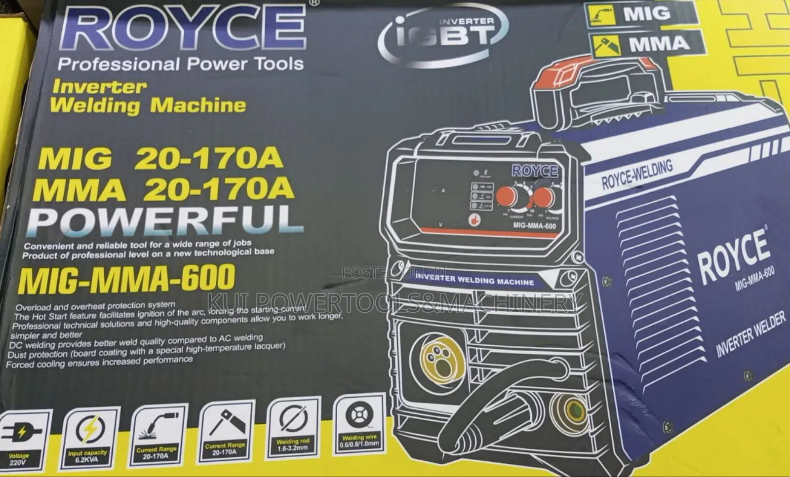 Royce Mig Welder / Royce Mig 600 Welding Machine