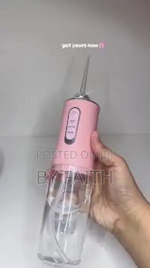 Portable Dental Water Flosser With 4 Nozzles