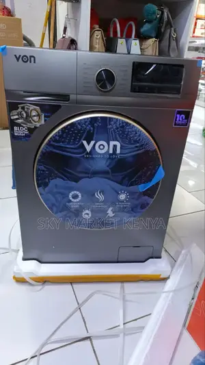 Von Washing Machine 12kg Front Load Wash and Spin Full Automatic