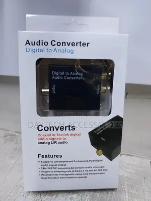 Digital Coaxial Optical to Analog Rca Audio Converter