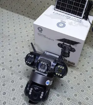 Three Lens Security Cam Solar Powered 4g Night Vision Human Tracking
